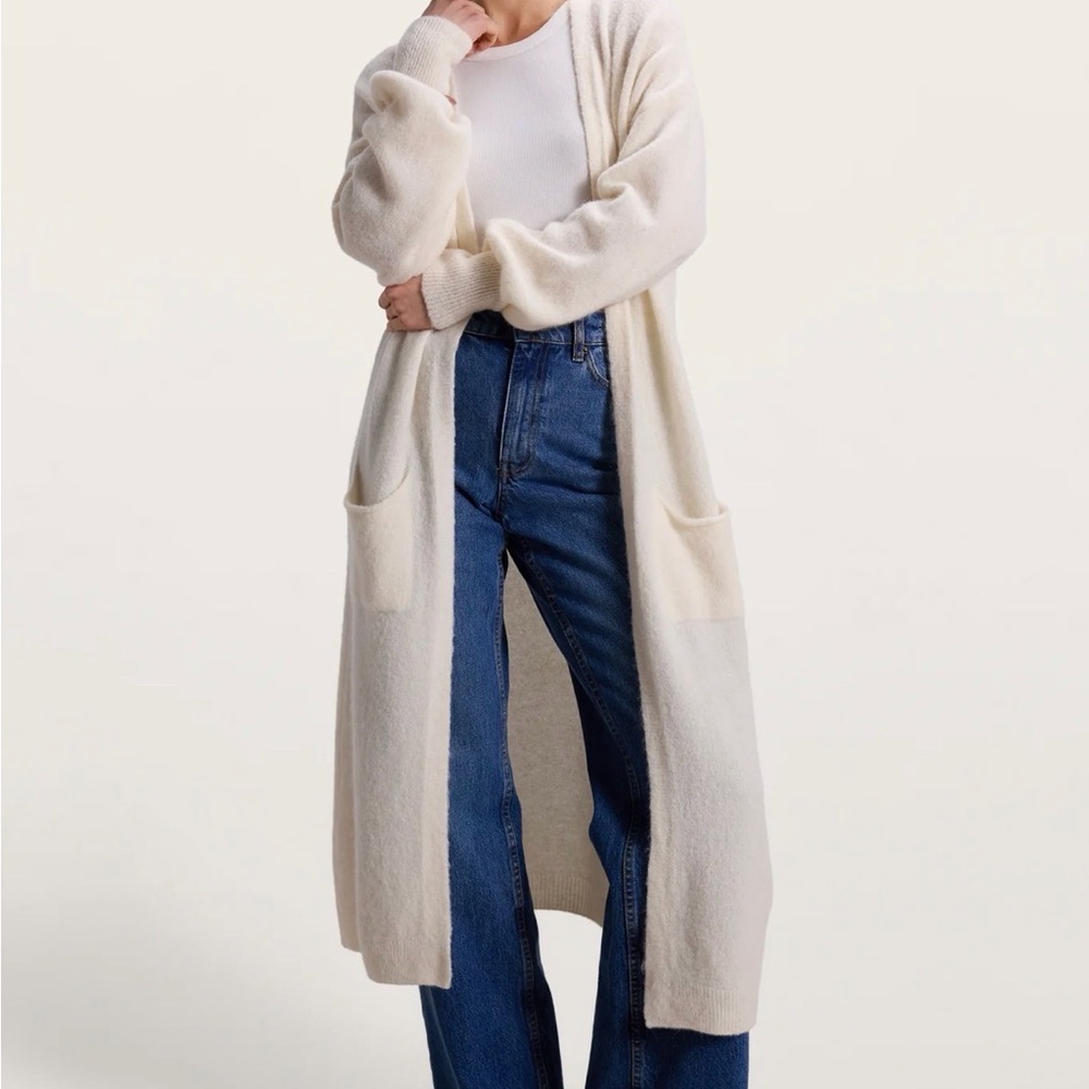 NWT Jaki Yasmin Open Cardigan - Ivory